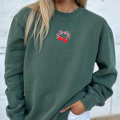 'Bow Cherries' Cozy Crew