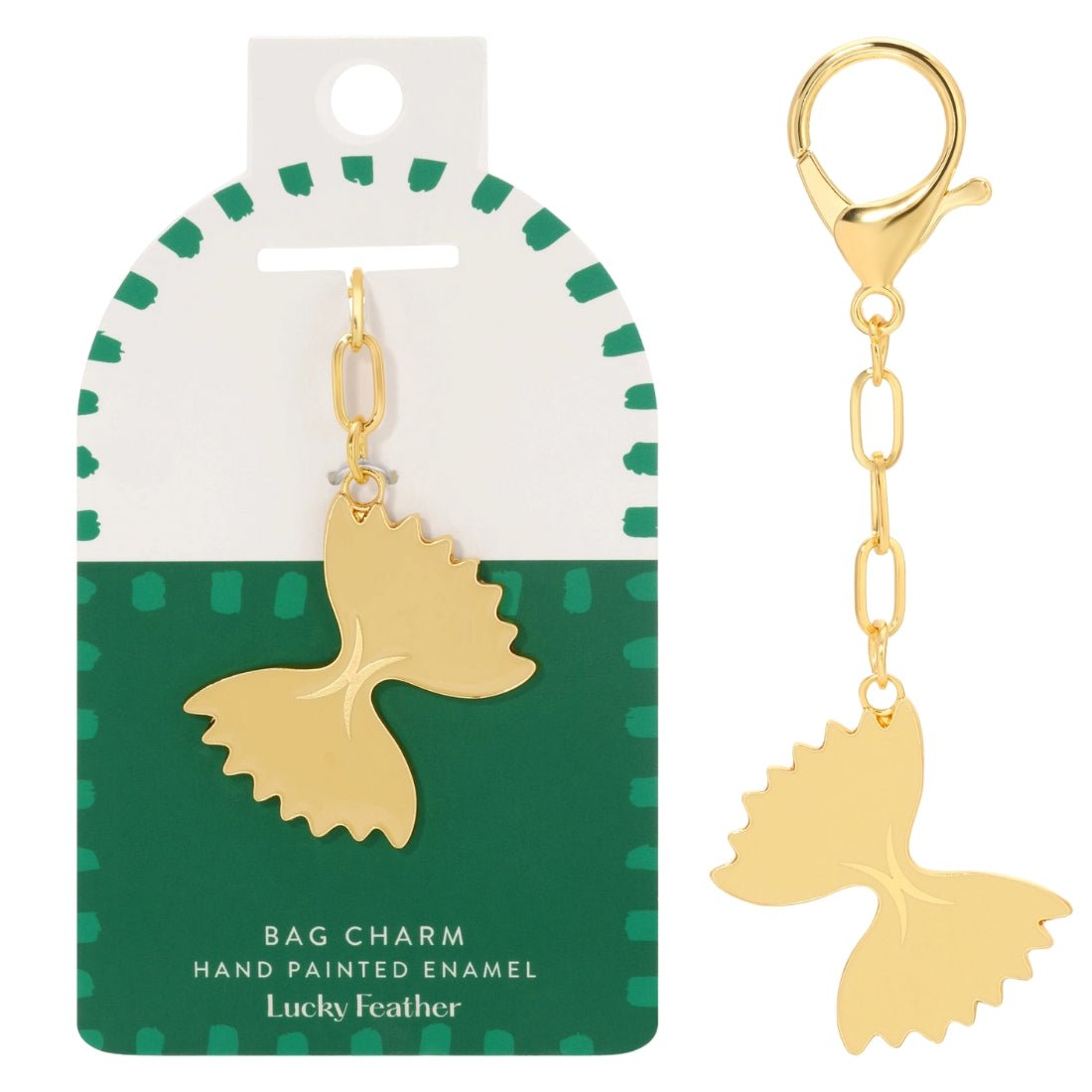 'Pasta' Keychain Bag Charm