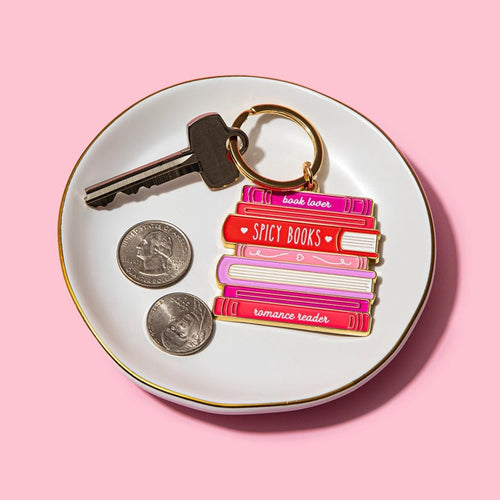 'Spicy Romance Book' Keychain Bag Charm
