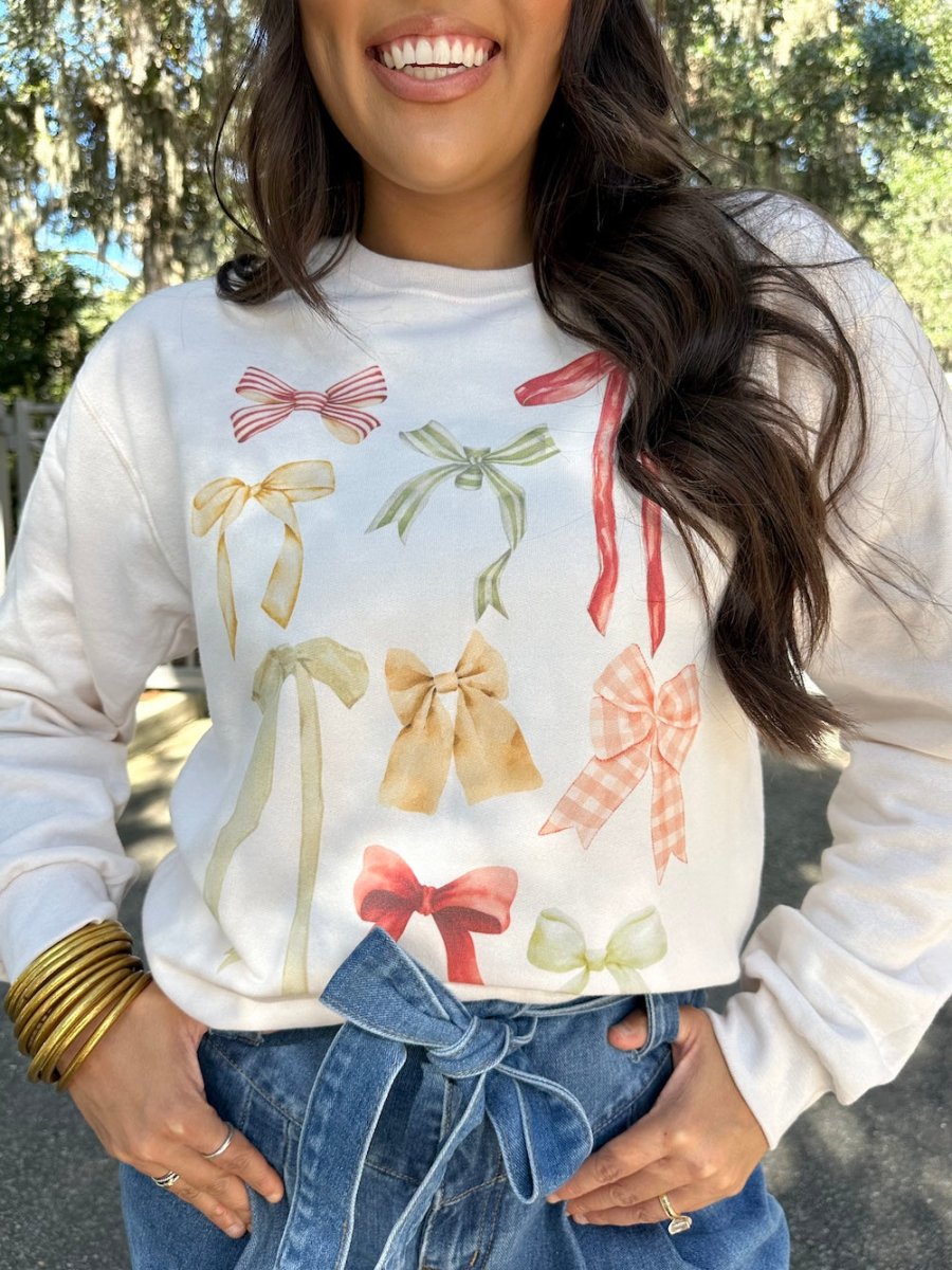 ‘Holiday Bow Show’ Crewneck Sweatshirt