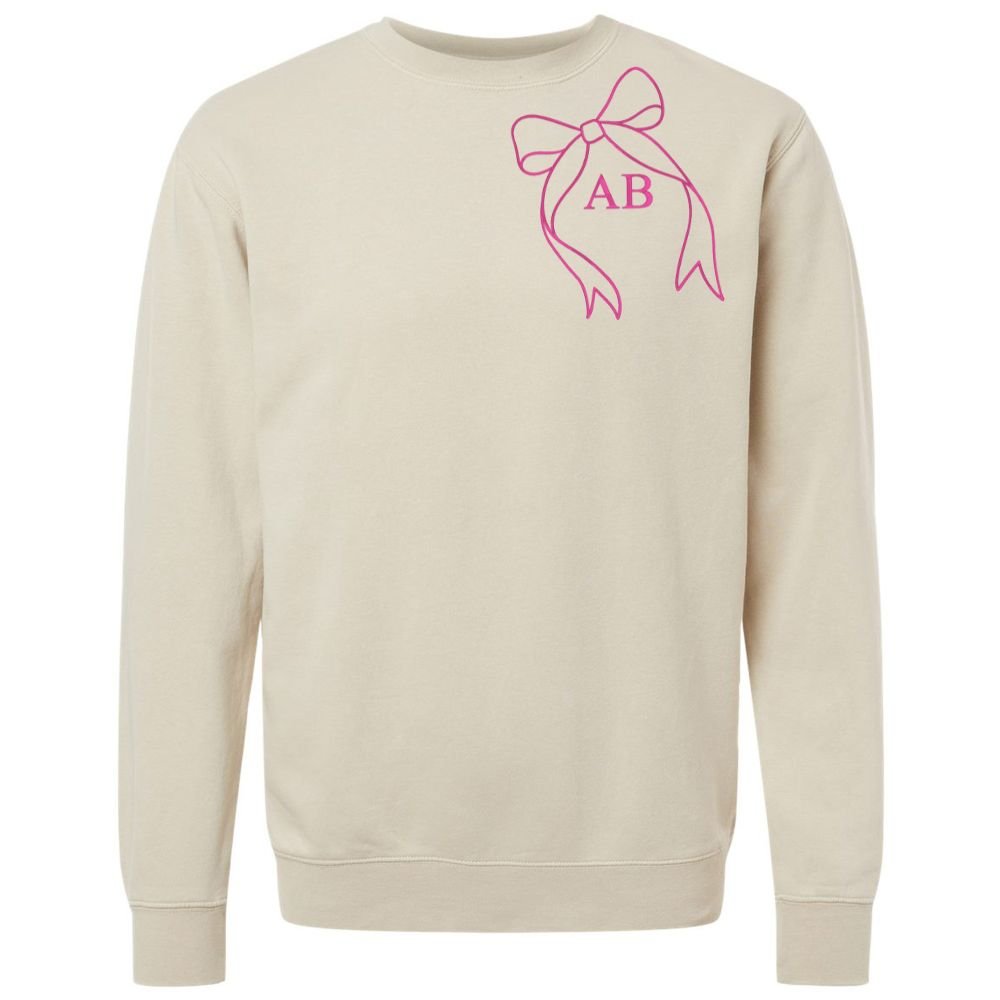 Initialed 'Big Bow' Cozy Crew