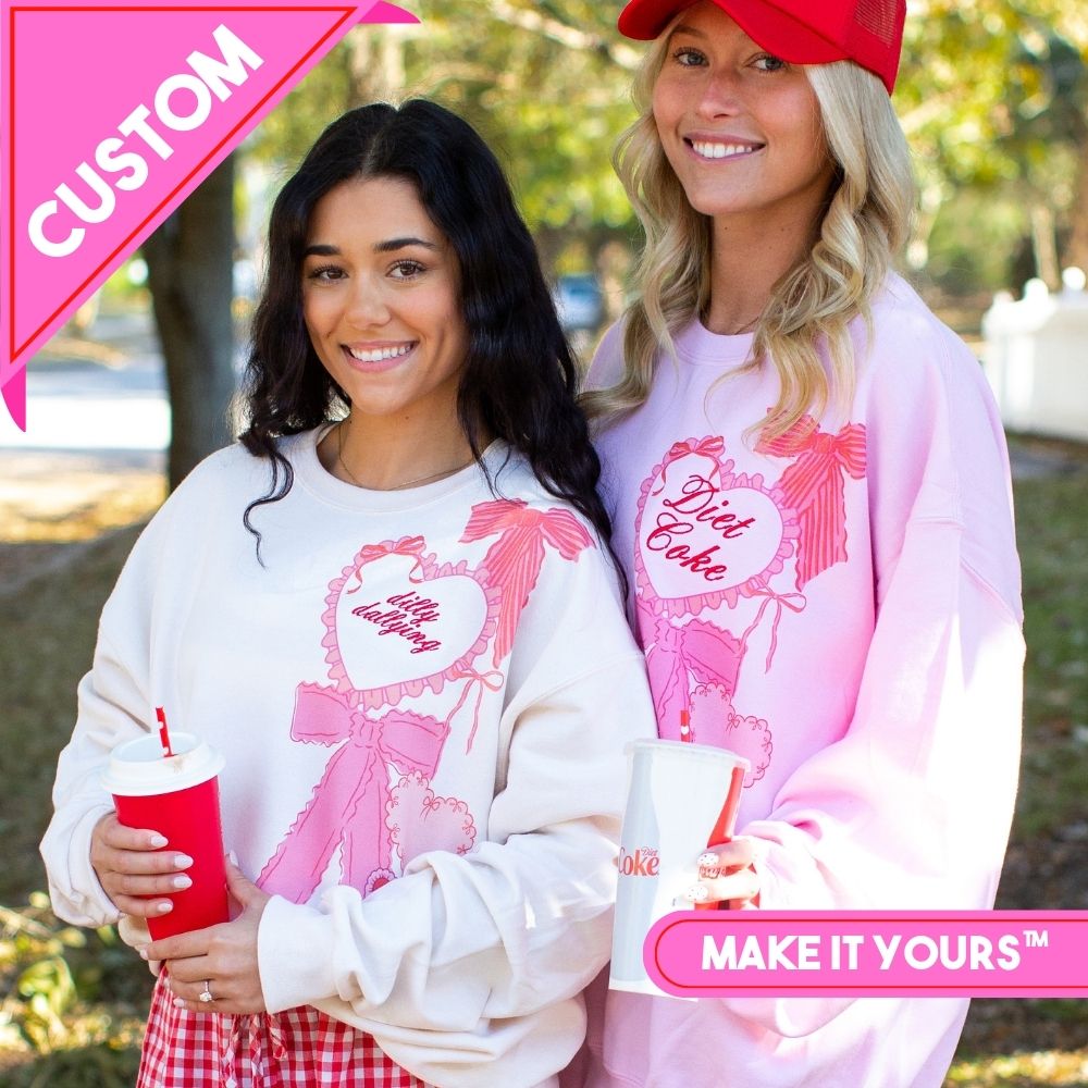 Make It Yours™ 'Frills & Hearts' Crewneck Sweatshirt