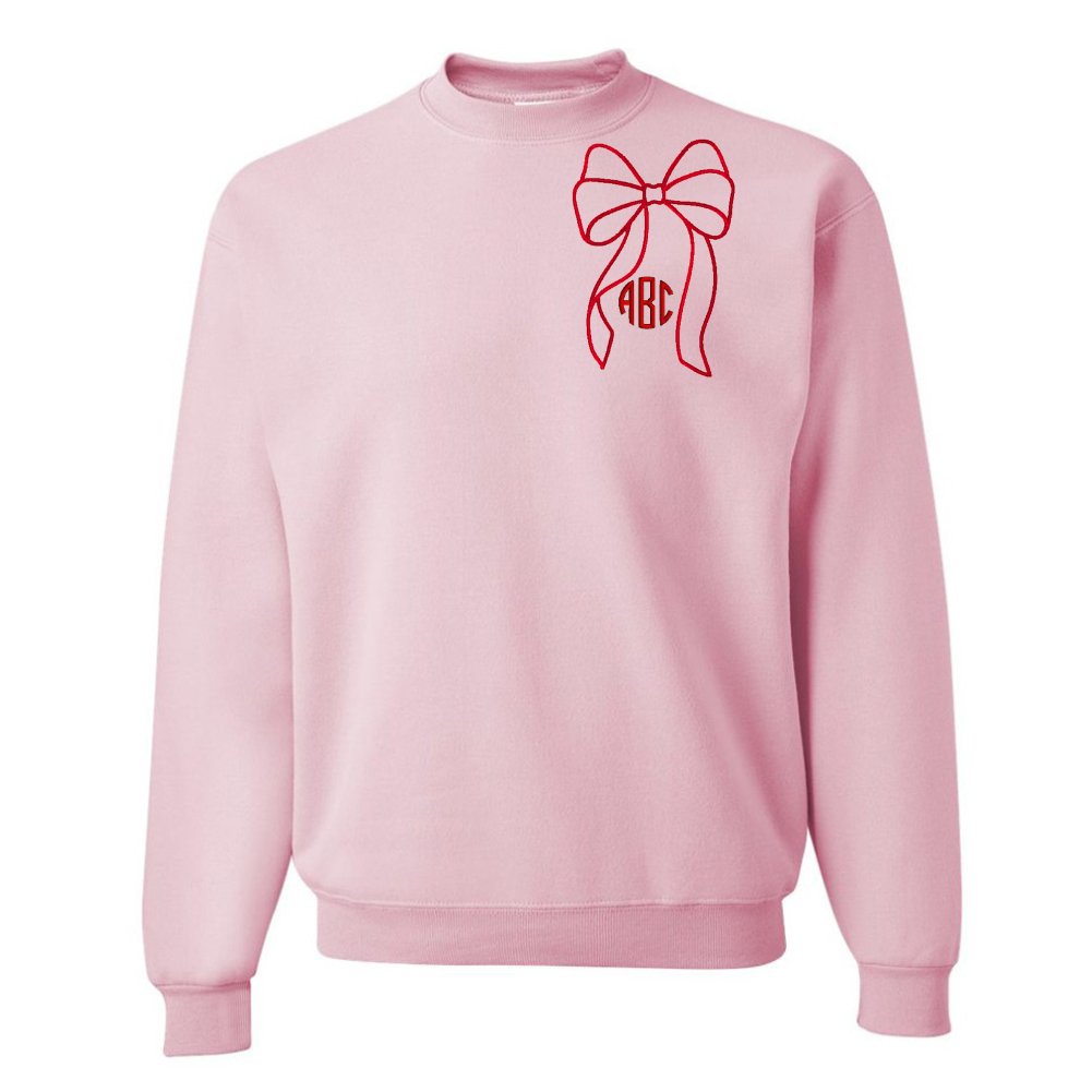 Monogrammed 'Big Bow' Crewneck Sweatshirt