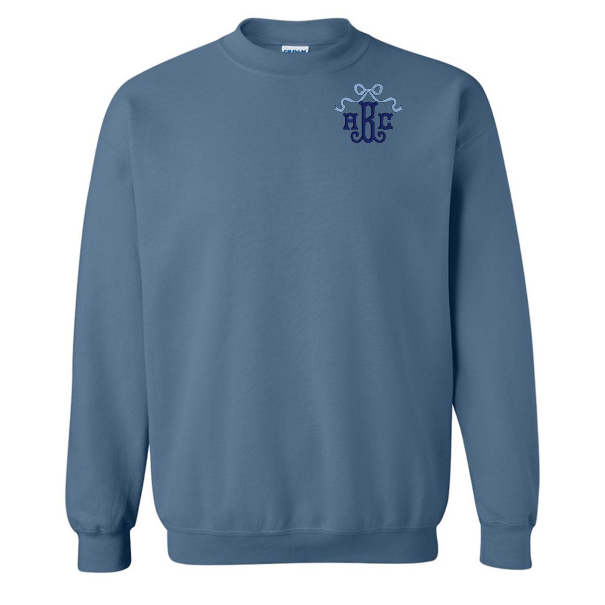 Monogrammed 'Bow' Crewneck Sweatshirt
