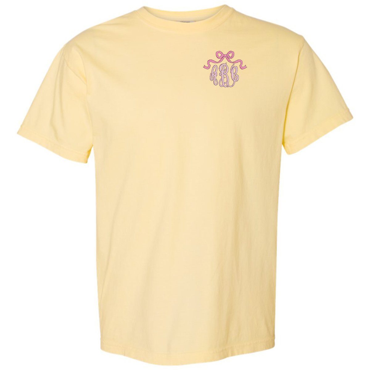 Monogrammed 'Bow' T-Shirt