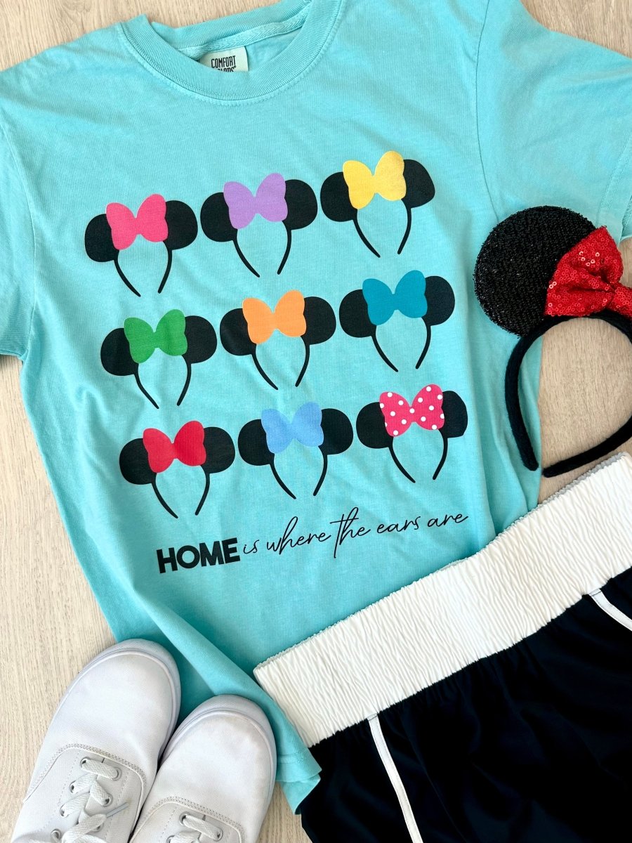 Monogrammed 'Home Is Where The Ears Are' T-Shirt