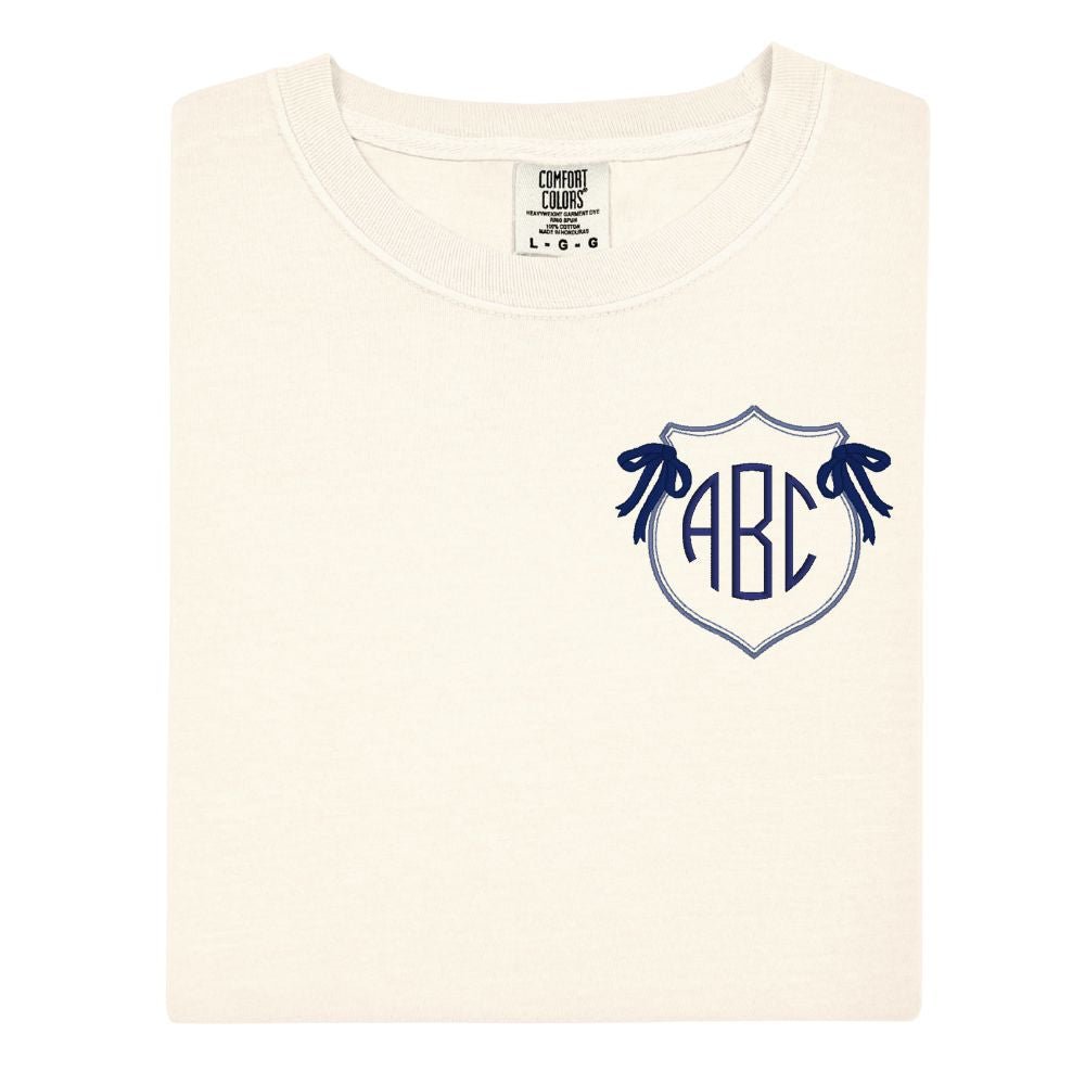 Monogrammed 'Preppy Crest' T-Shirt