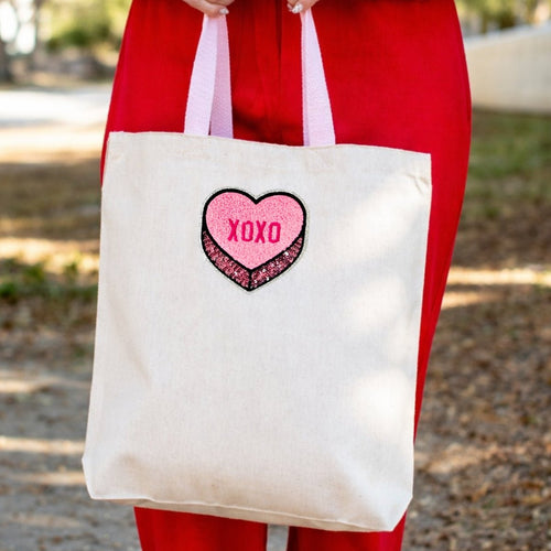 'Sip & Sparkle' Canvas Tote