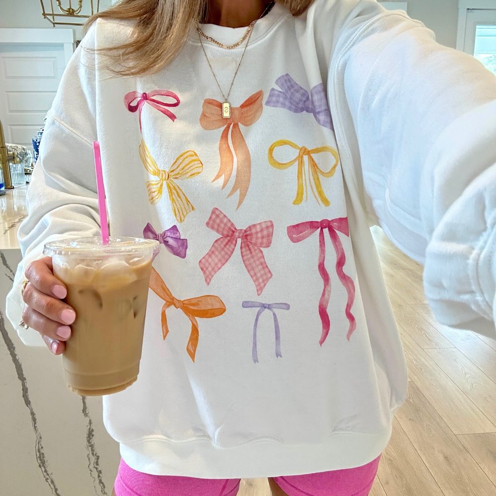 ‘Spring Bow Show' Crewneck Sweatshirt