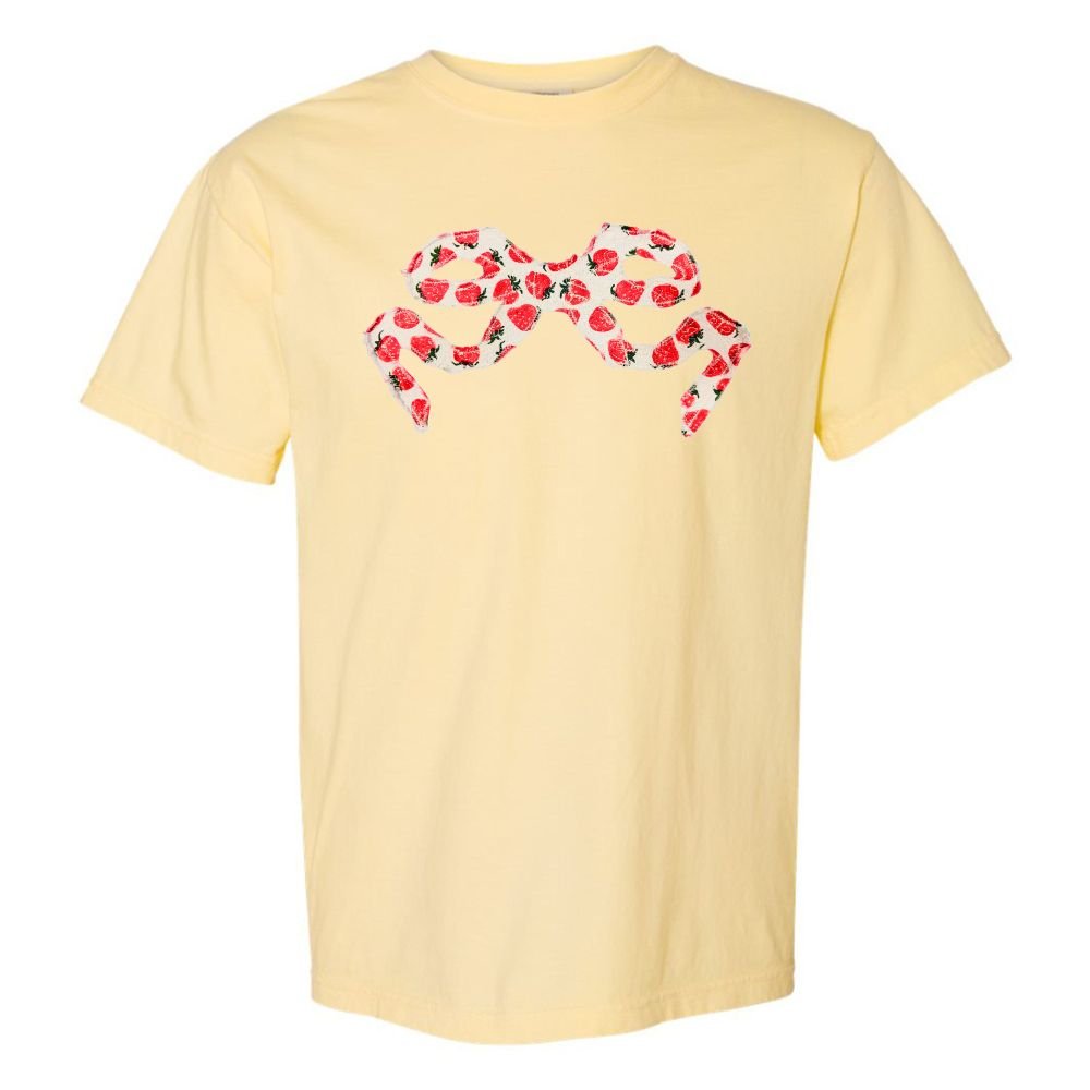 'Strawberry Charm' Appliqué Stitch T-Shirt