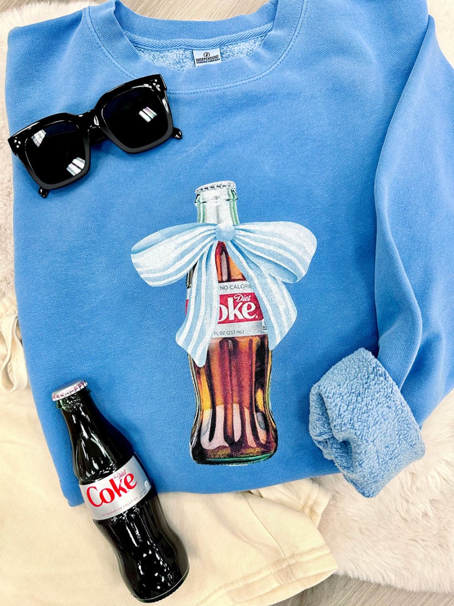 'Vintage Beverage With Bow' Cozy Crew