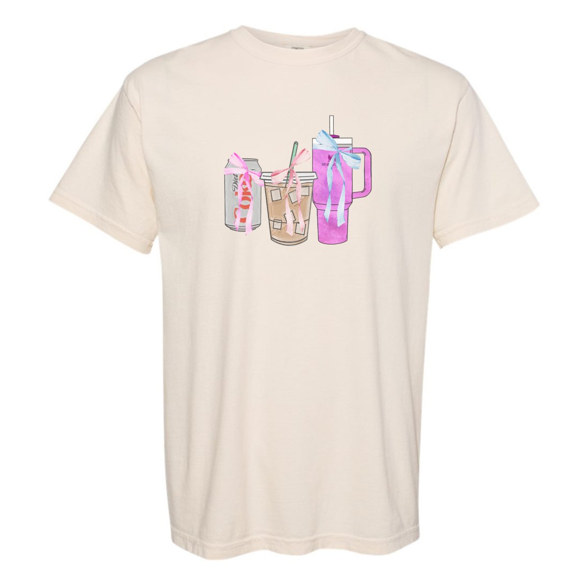 'We're Girls' Bow Drinks T-Shirt